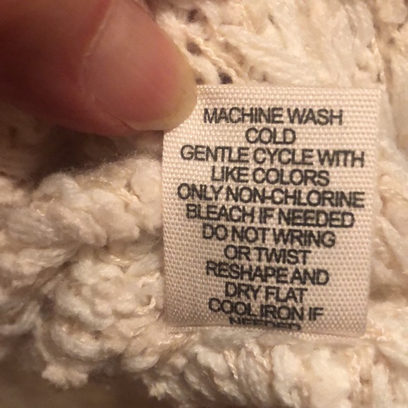 Moon & Madison - Medium -Cowl Neck T Sweater - Cream/Beige - Picture 6 of 6